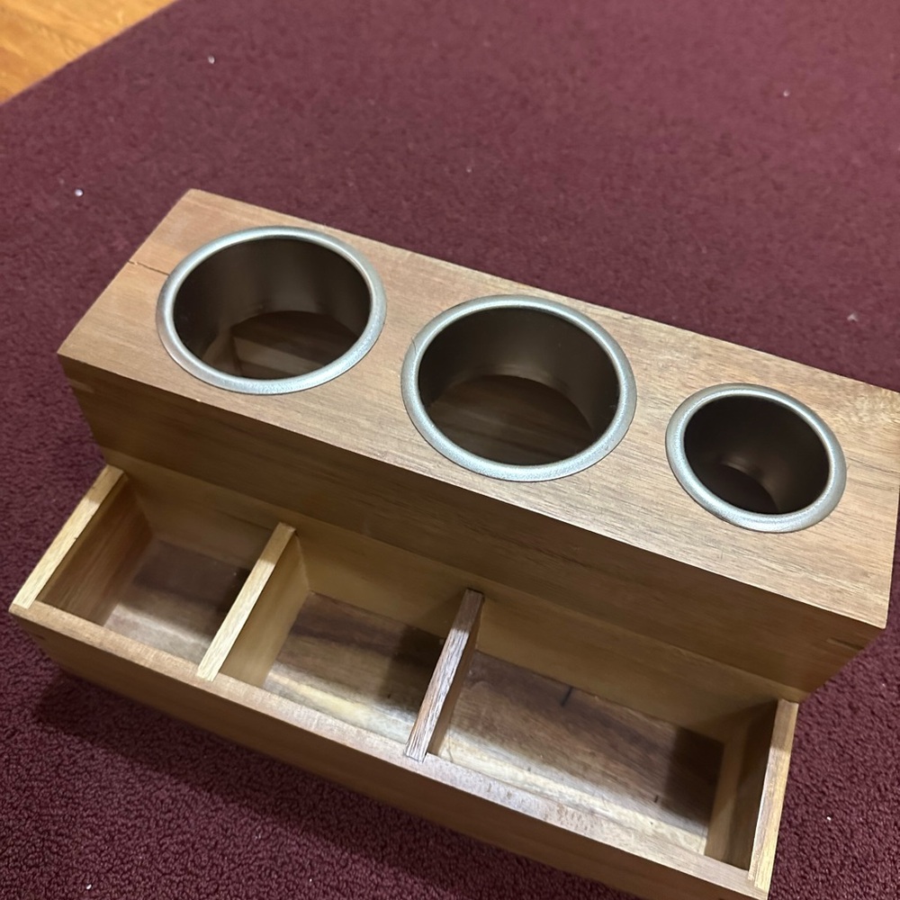 Wooden Organizer for hair tools